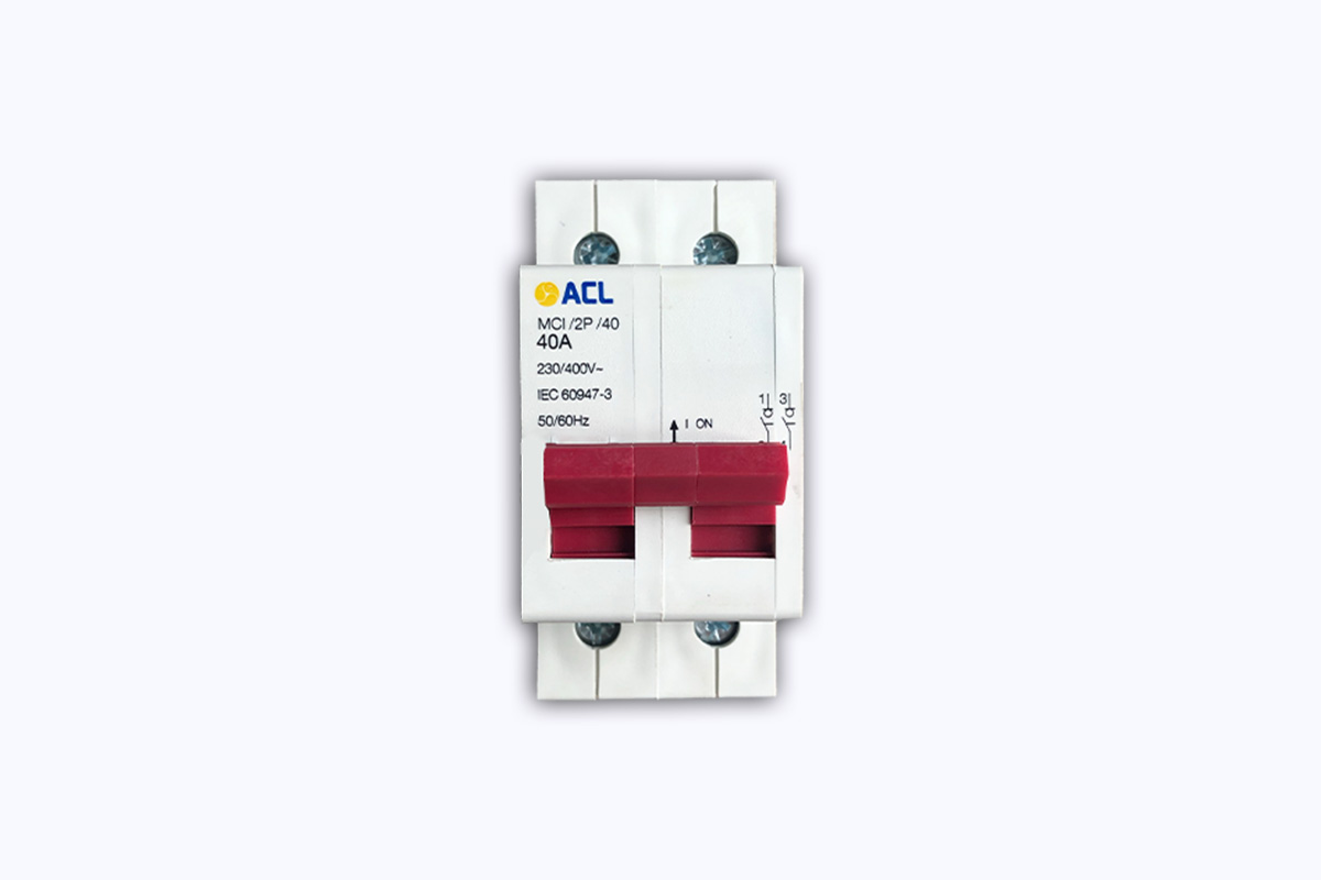 Isolator 40A double Pole